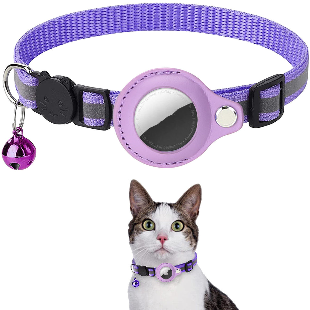 Cat Collar with AirTag Case