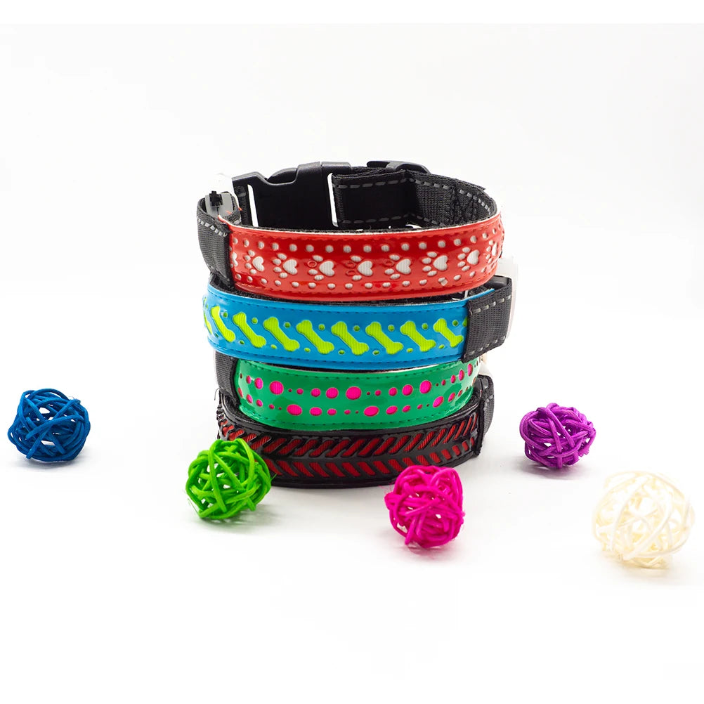 Luminous Pattern Collar for Dogs