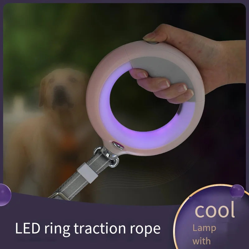 Automatic Retractable Dog Traction Rope