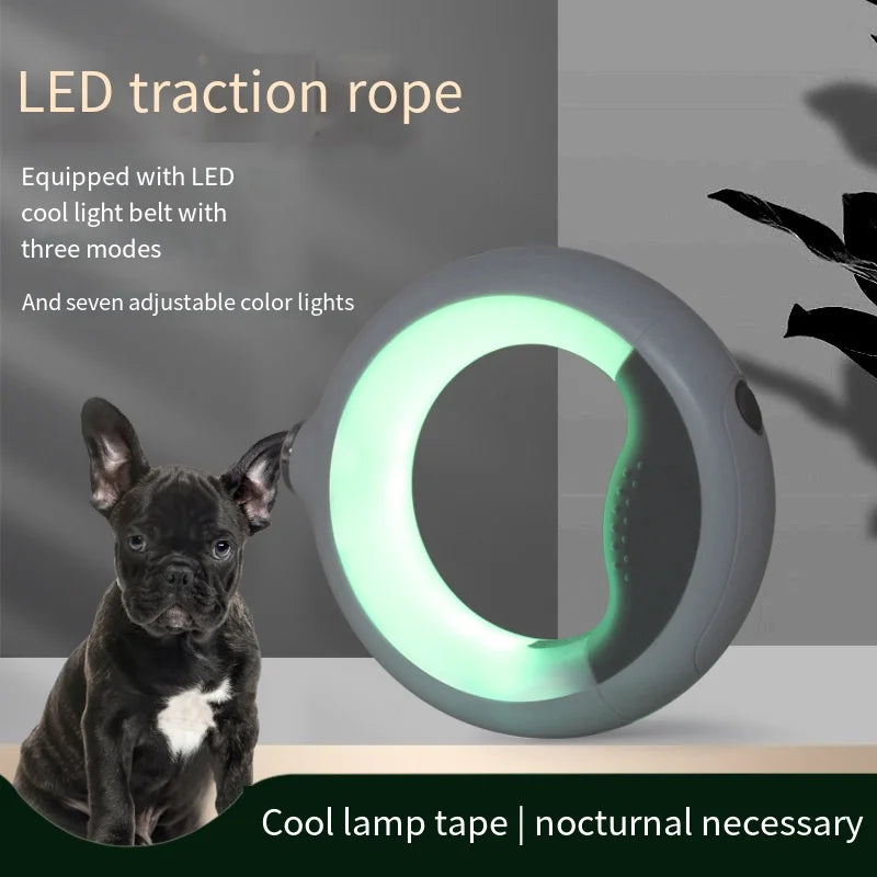 Automatic Retractable Dog Traction Rope