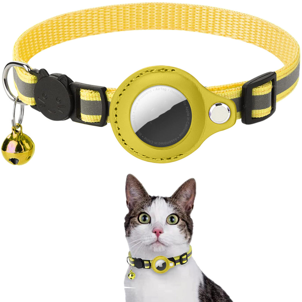 Cat Collar with AirTag Case
